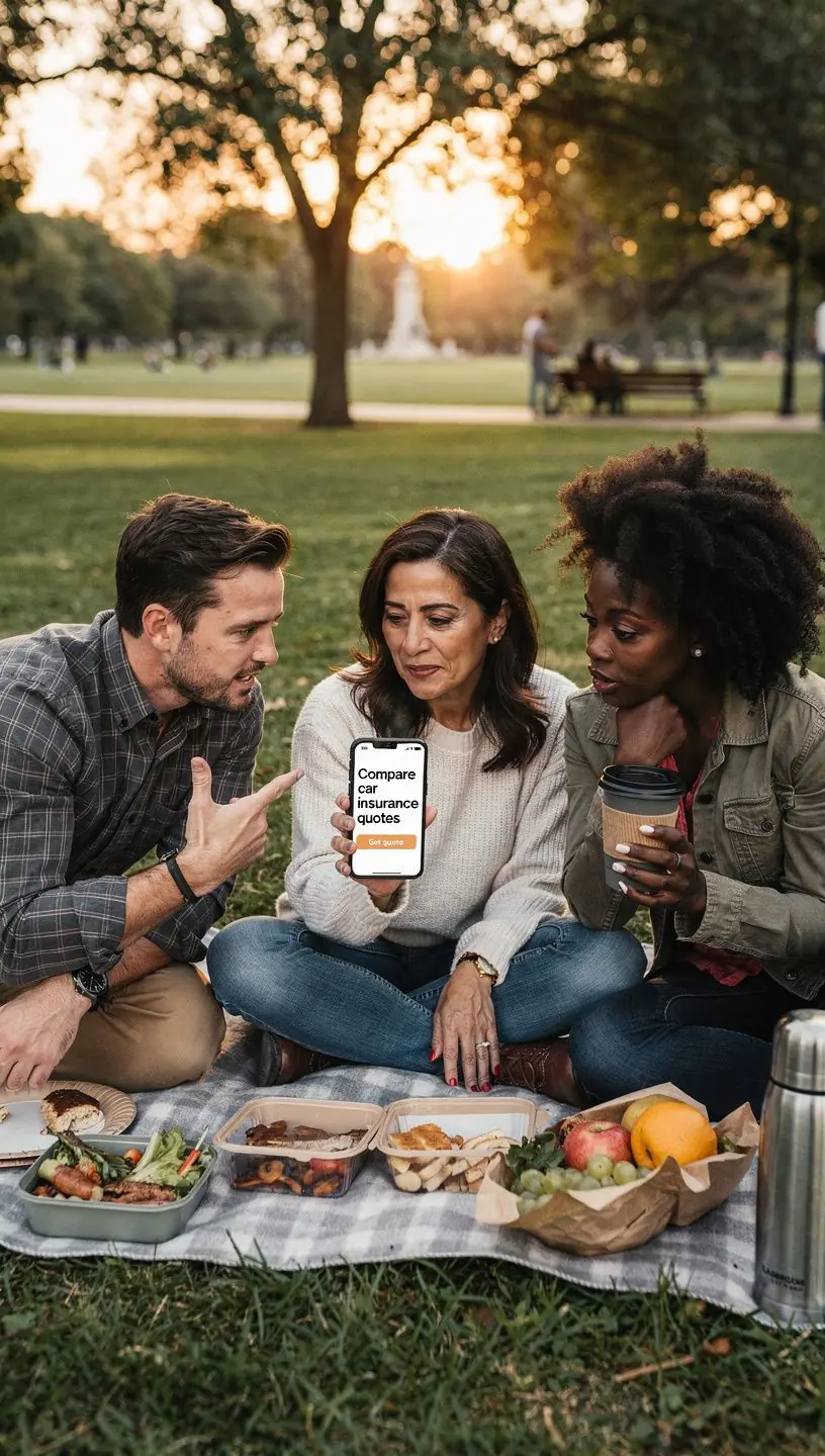 Osoba przeglądająca różne oferty ubezpieczeń w serwisie internetowym.