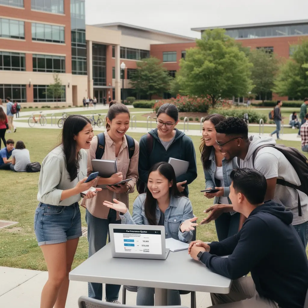 Wizualizacja procesu porównywania cen ubezpieczeń samochodowych online
